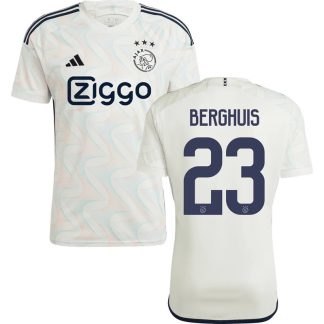Berghuis 23 Ajax Amsterdam Udebanetrøje 2023-24 Kortærmet til mænd