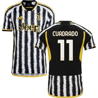 Cuadrado 11 Juventus Hjemmebanetrøje 2023-24 Kortærmet til mænd