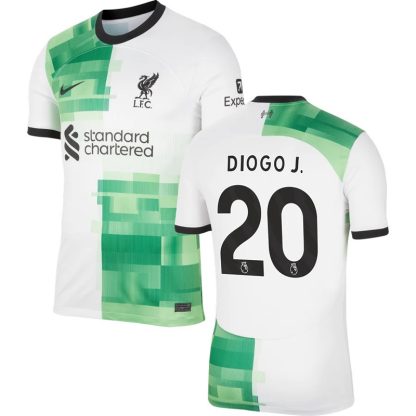 Diogo J. 20 Liverpool Udebanetrøje 2023-2024 Kortærmet til mænd