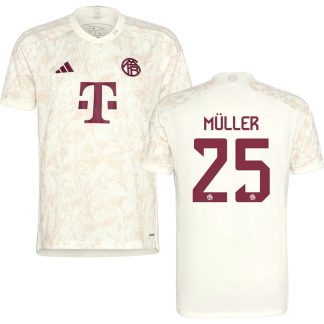 Champions League FC Bayern München Tredjetrøje 23/24 Kortærmet Müller 25