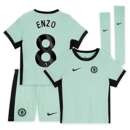 ENZO 8 Chelsea Tredjetrøje 2023/24 Børn Kortærmet + korte bukser