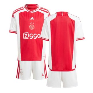Ajax Hjemmebanetrøje 2023/24 Børn Kortærmet + korte bukser