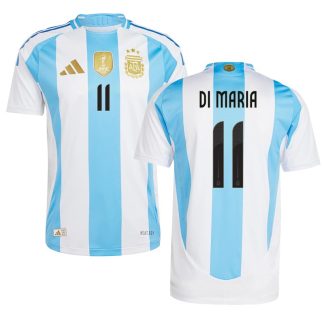 Argentina 2024/25 Di Maria 11 Hjemmebanetrøje Til Salg