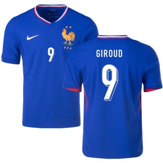Blå Frankrig Hjemmebanetrøje EURO 2024 - Giroud 9