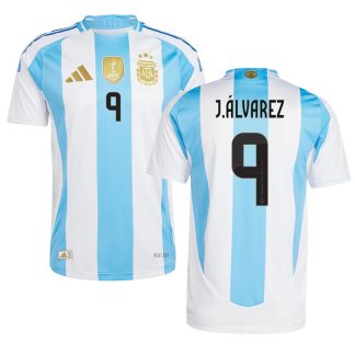 J.Alvarez 9 Argentina Hjemmebanetrøje til Copa America 2024