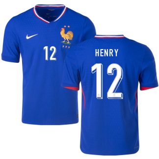 Køb Frankrigs Blå Hjemmebanetrøje 2024/25 med HENRY 12 tryk