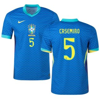Kvalitet CASEMIRO 5 Brasilien 2024 Copa America Udebanetrøje