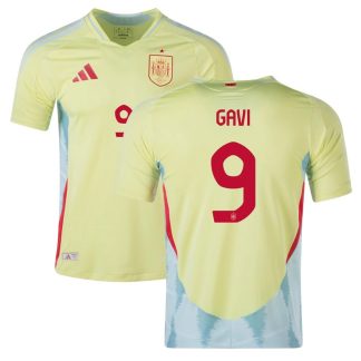 Nye landsholdstrøjer fra Spanien GAVI 9 Udebanetrøje EM 2024