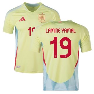 Spanien Lamine Yamal 19 Udebanetrøje til EURO 2024