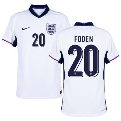 Phil Foden 20 England Fodboldtrøjer EURO 2024 Hjemmebanetrøje Mænd