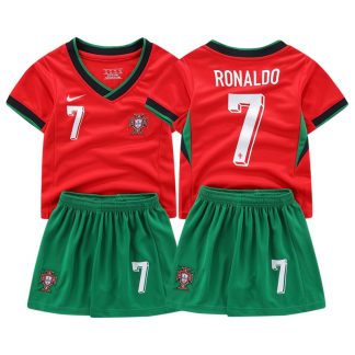 Portugal Trøje Børn Hjemmebane Fodboldsæt 2024/25