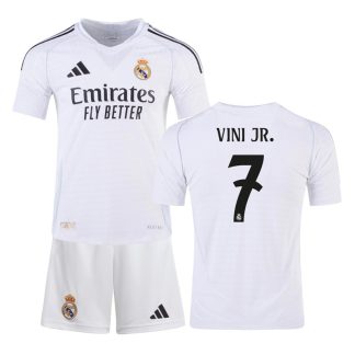Real Madrid Trøje Vini Jr 7 børn Hjemmebane Fodboldsæt for sæsonen 2024-25