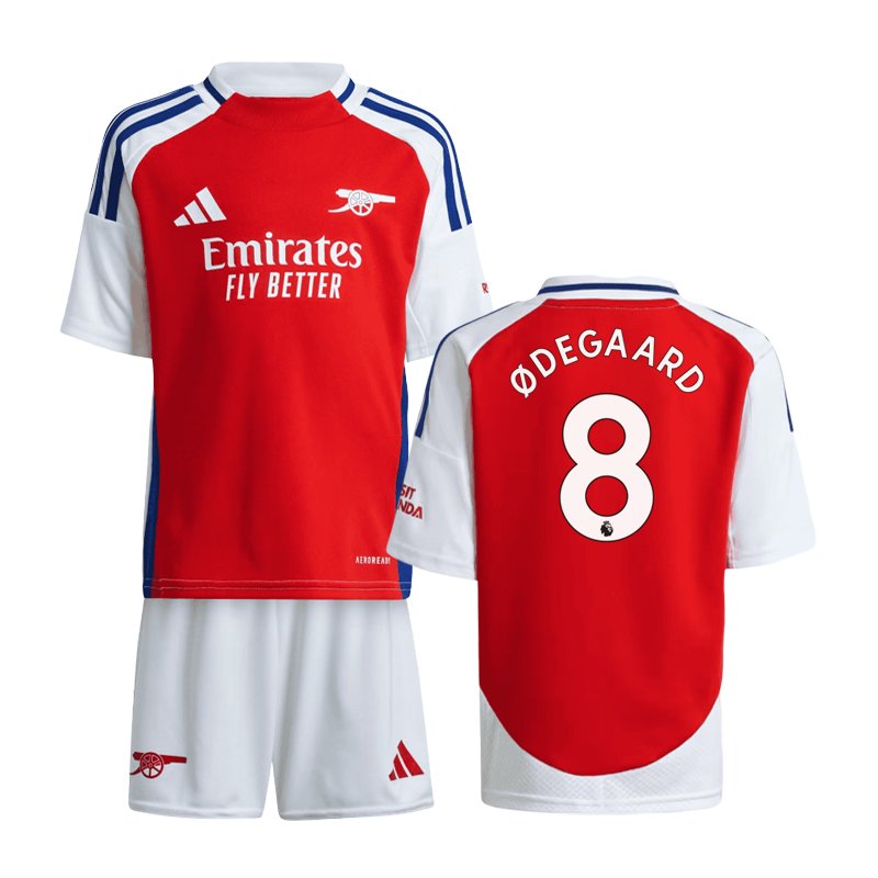 Arsenal Trøje Ødegaard 8 Børn Hjemmebane Fodboldsæt 2024/25