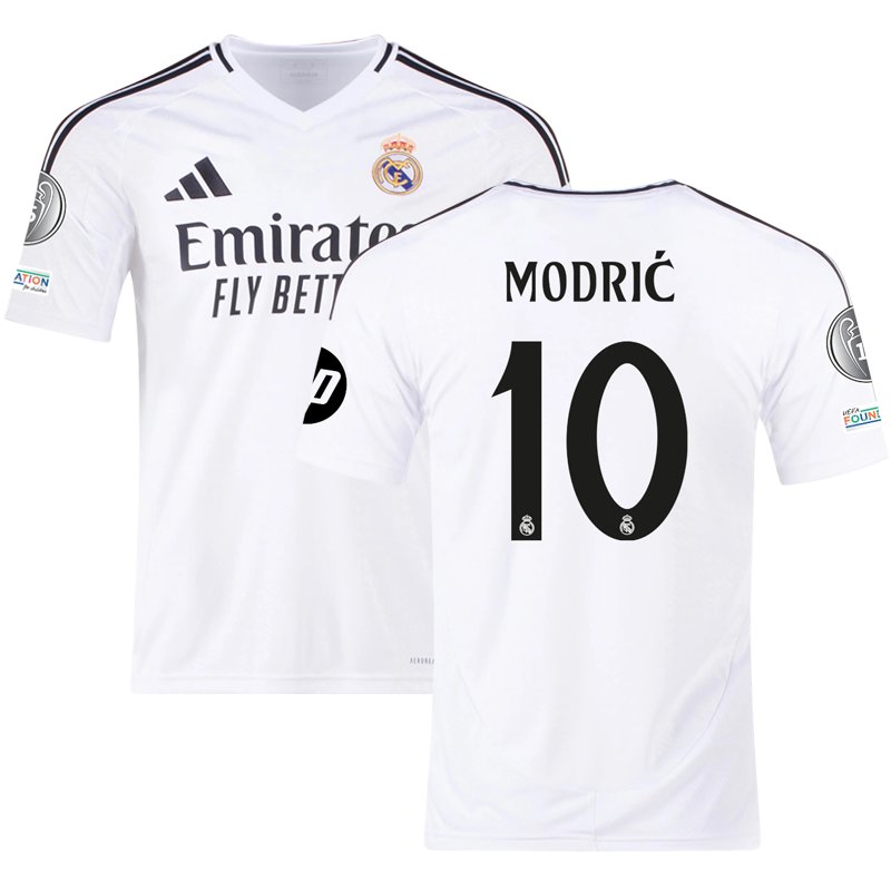 Billige priser Luka Modrić #10 Real Madrid 2024/25 hjemmebanetrøje