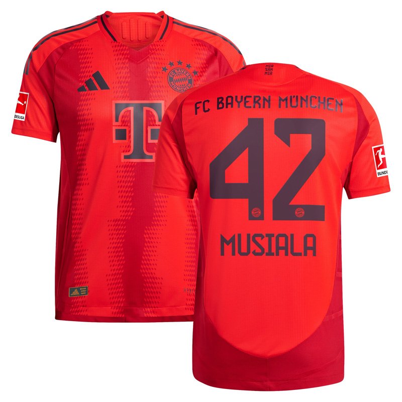 FC Bayern Trøje Musiala 42 Hjemmebane 2024-25 Kort ærmer - Mænd