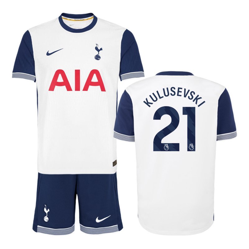 Kulusevski 21 Fodboldsæt Tottenham Hotspur Hjemmebanetrøje 2024-25 til Børn