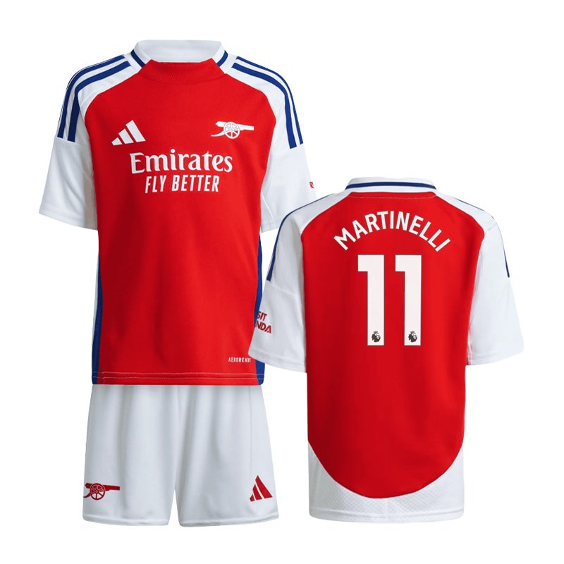 Martinelli 11 Arsenal Hjemmebanetrøje 2024/25 Børn