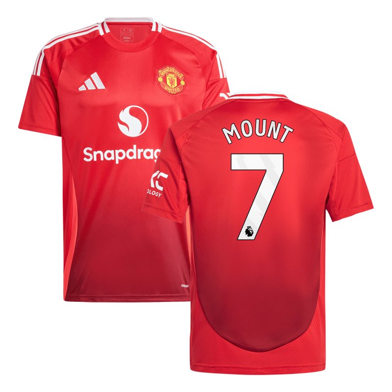 Mount 7 Manchester United hjemme rød trøje 2024/25 til mænd