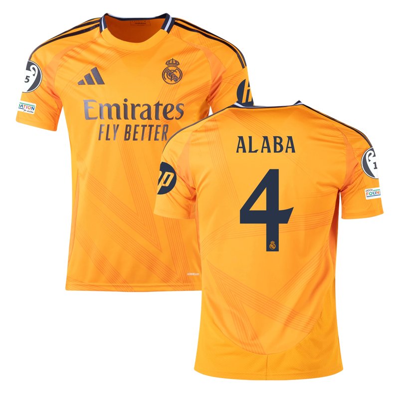 Real Madrid Trøje 2024-25 ALABA #4 Udebanetrøje