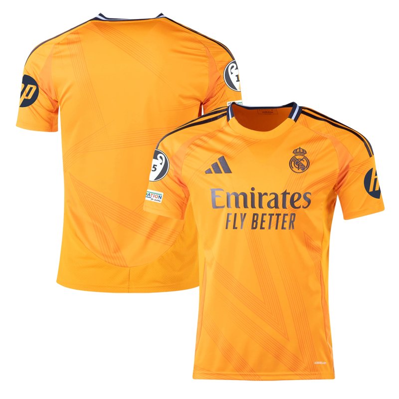 Real Madrid Udebanetrøje 2024/25 Orange Fodboldtrøjer - Mænd