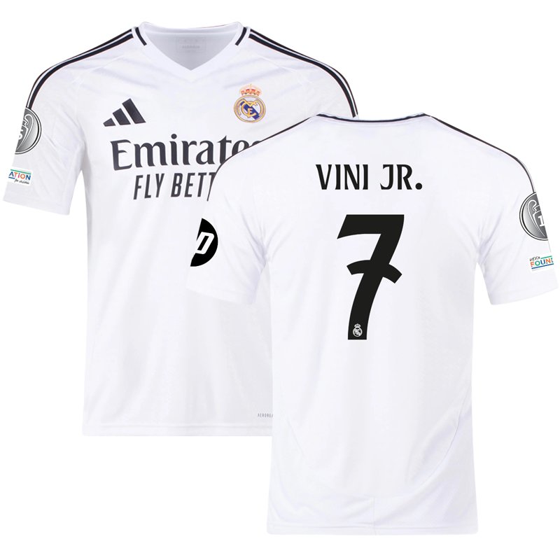 Real Madrid Vinicius Jr. #7 Hjemme Fodboldtrøjer for sæsonen 2024-25