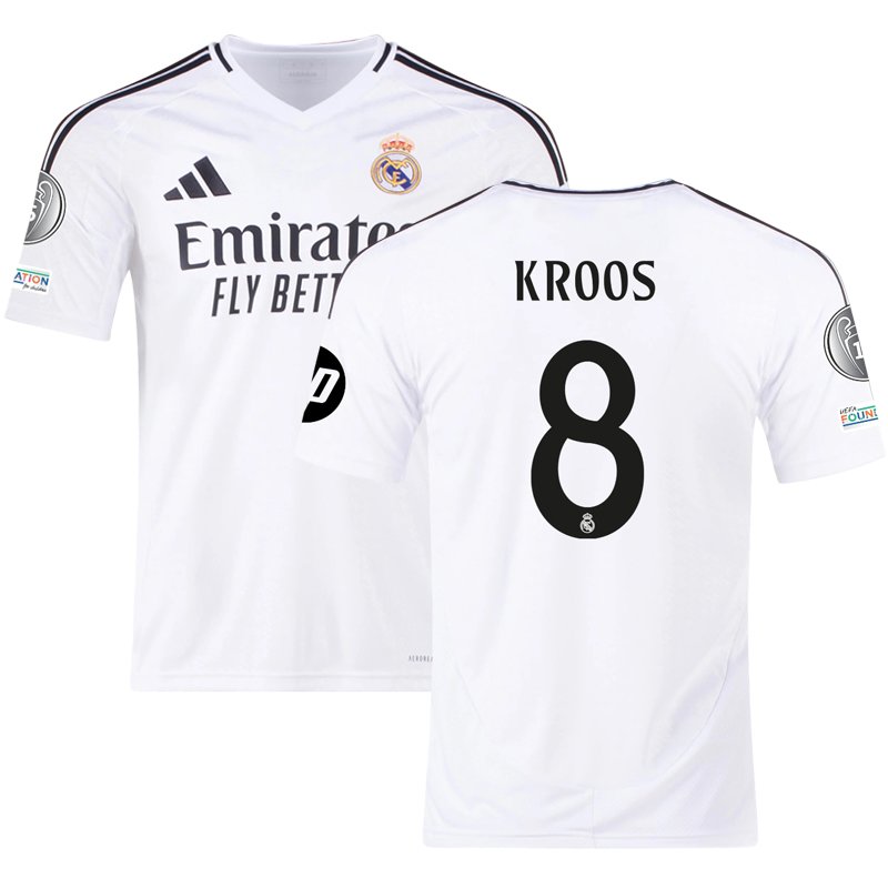 Real Madrids Toni Kroos #8 hjemmebanetrøje 2024/25 fodboldtrøje til mænd