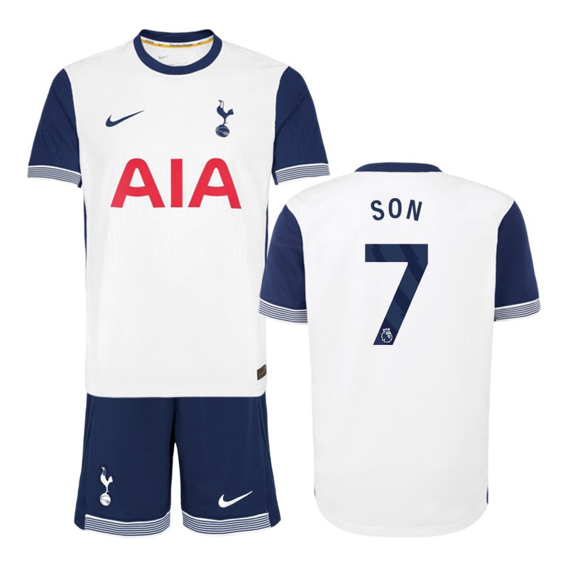 SON 7 Tottenham Hotspur Børn Hjemmebanetrøje for sæsonen 2024-25