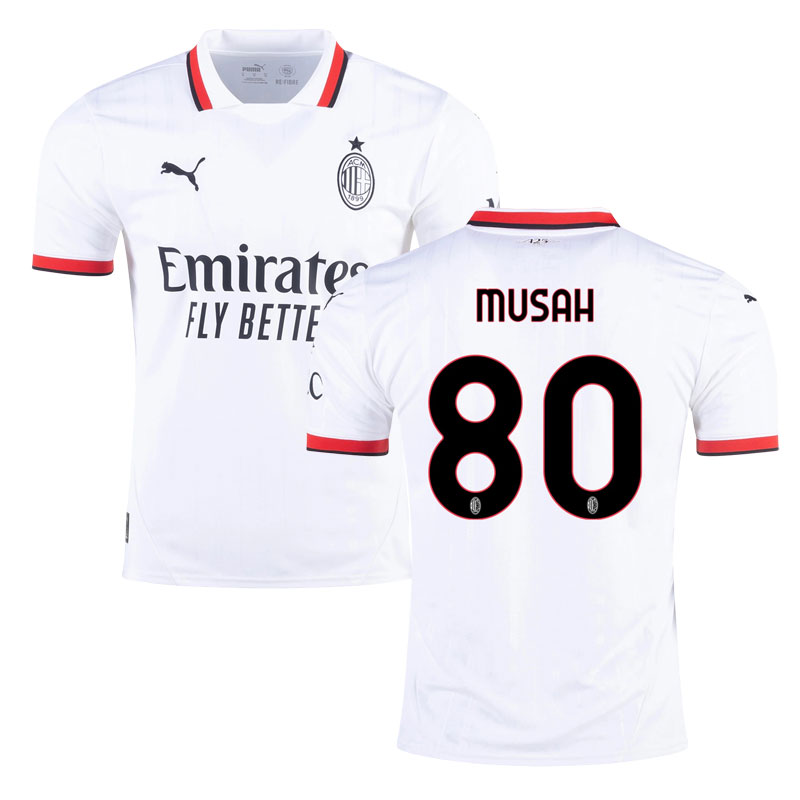 2024-25 sæson AC Milan udebanetrøje nr. 80 Musah