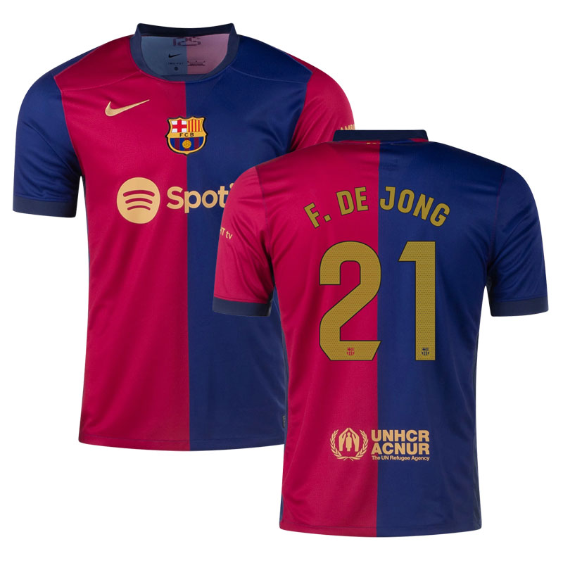 FC Barcelona Hjemmebanetrøje 2024/25 F. DE JONG 21